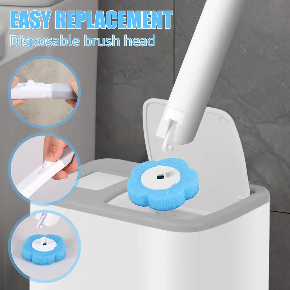 Click-on, click-off disposable head