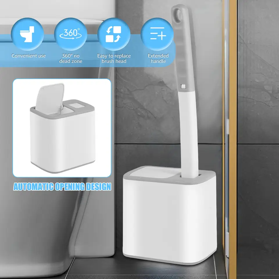 Flip-lid caddy keeps the wand out of sight